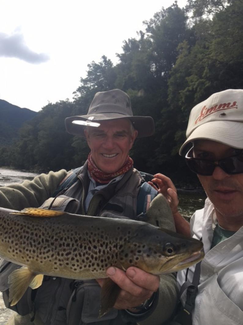 Mike and scotty with 5lb brown