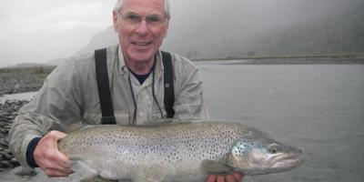 John Part w his 13.5 lb brown